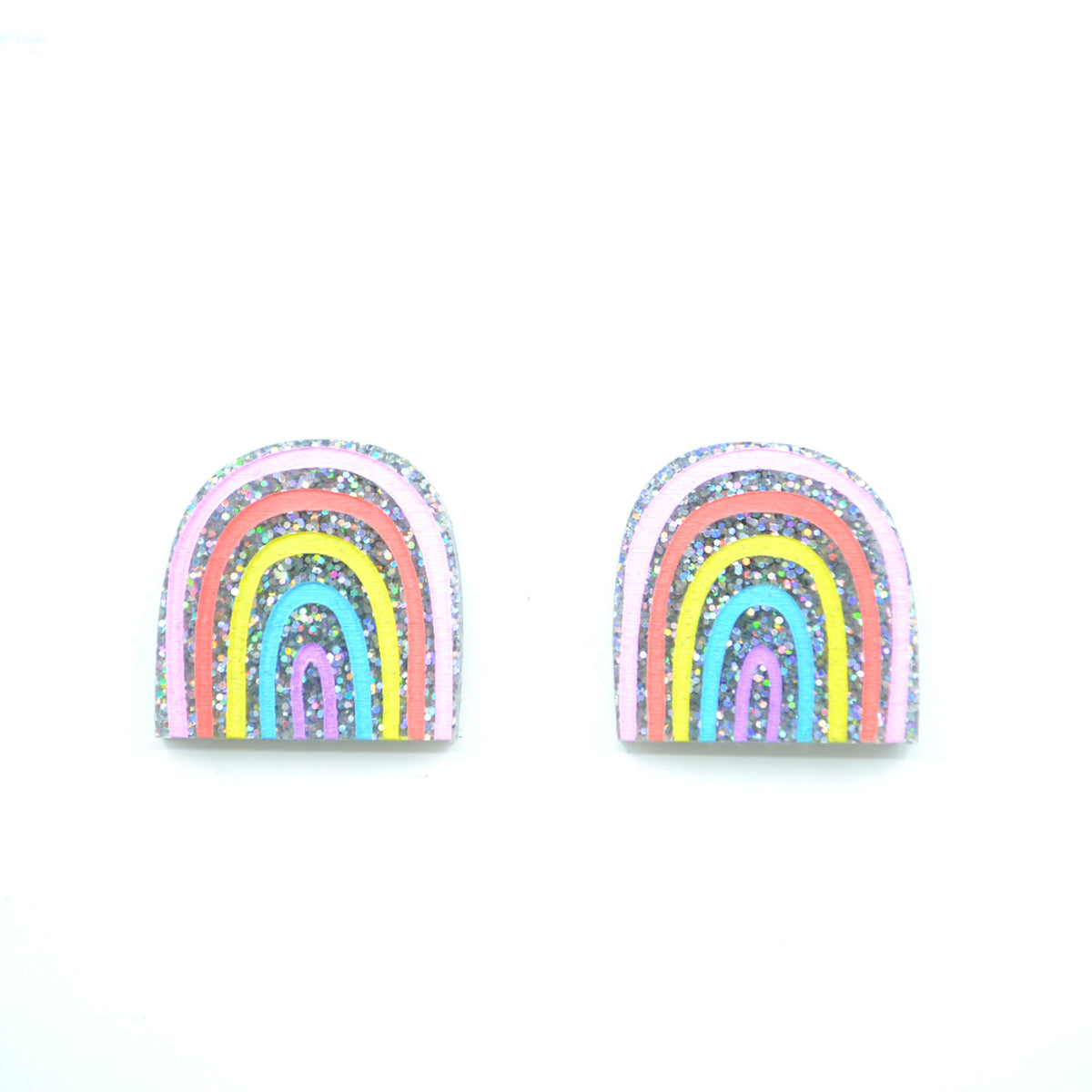 Kids hot sale rainbow earrings