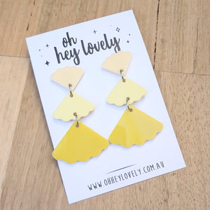 'Frida - Amarillo' Dangle Earrings